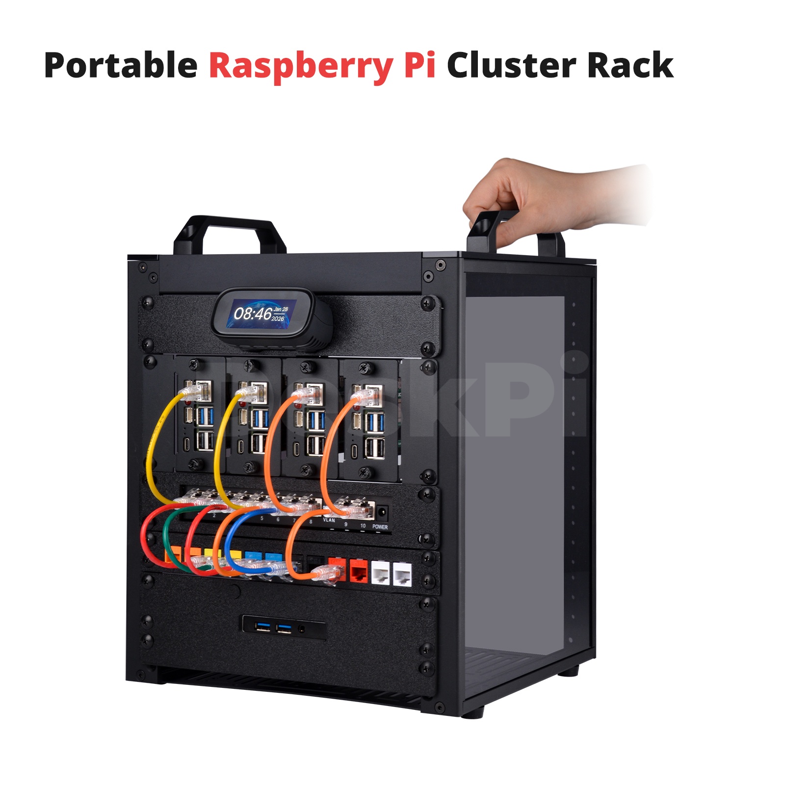 DeskPi RackMate T1/2 Plus Rak  - Deskpi Super6C ulasan dan harga